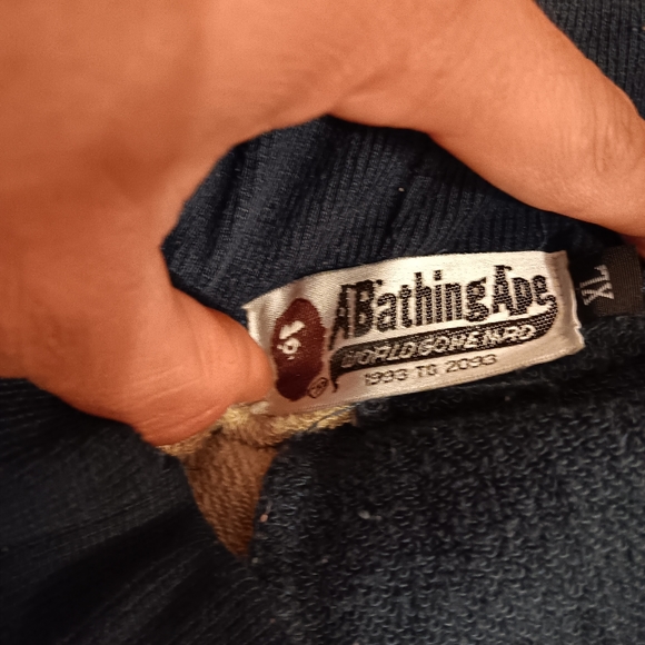 A BATHING APE Bape SHORTS MENS XL CAMO Shark Head Sweat Shorts - Picture 5 of 5